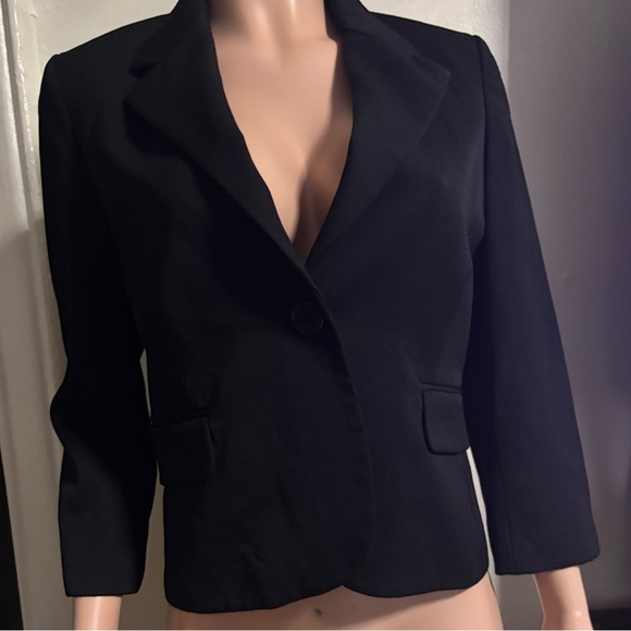JUICY COUTURE Her Majesty Women’s Black Blazer100% Wool - Picture 7 of 13